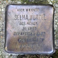 Stolperstein dedicated to Selma Wurzel
