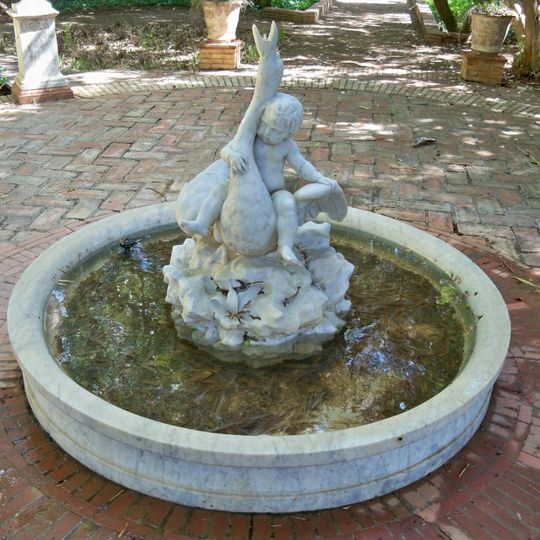 Fuente del niño de la oca