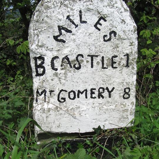 Milestone Approximately 260 Metres To South Of Heblands Cottages