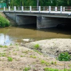 Most silnice II/196 přes Černý potok v Meclově