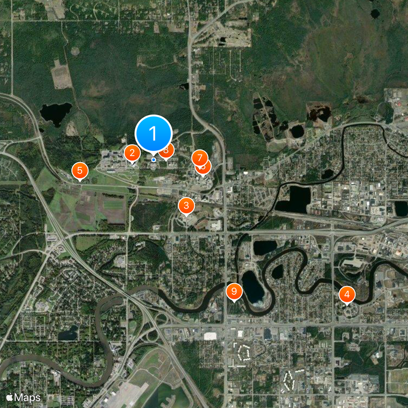 University of Alaska Fairbanks Map