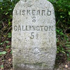 Milestone 100 Metres To South East Of Butterdon Mill