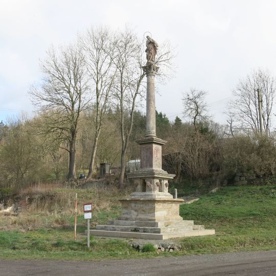 Maria column in Horní Libchava
