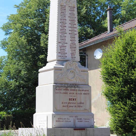 War memorial of Bény