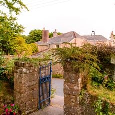 Wayside cross in Ludgvan churchyard, 6m south of the church