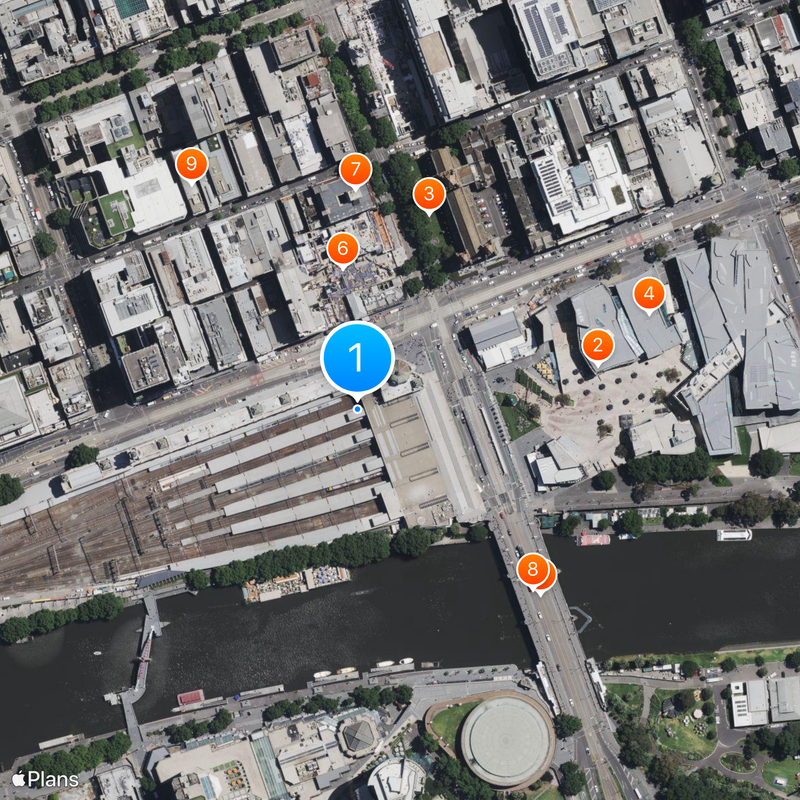 Flinders Street Carte