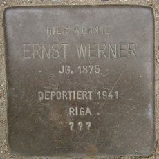 Stolperstein dedicated to Ernst Werner
