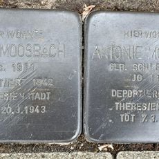 Stolperstein em memória de Antonie Moosbach