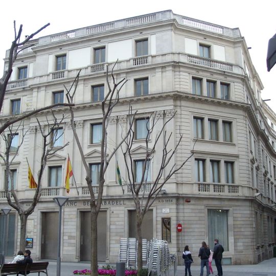Edifici històric del Banc Sabadell