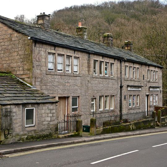 Numbers 8 To 12 Nutclough Including Outbuilding Attached To Number 12 And Steps Leading To First Floor