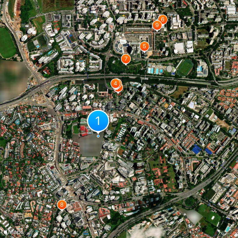 Singapore Police Force Map