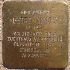 Stolperstein dedicated to Georg Pinkus