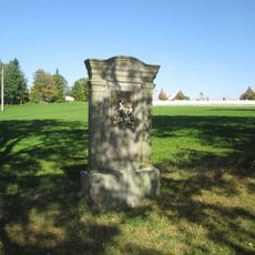 Obrázek na Křížové cestě u Tábora - 9. zastavení