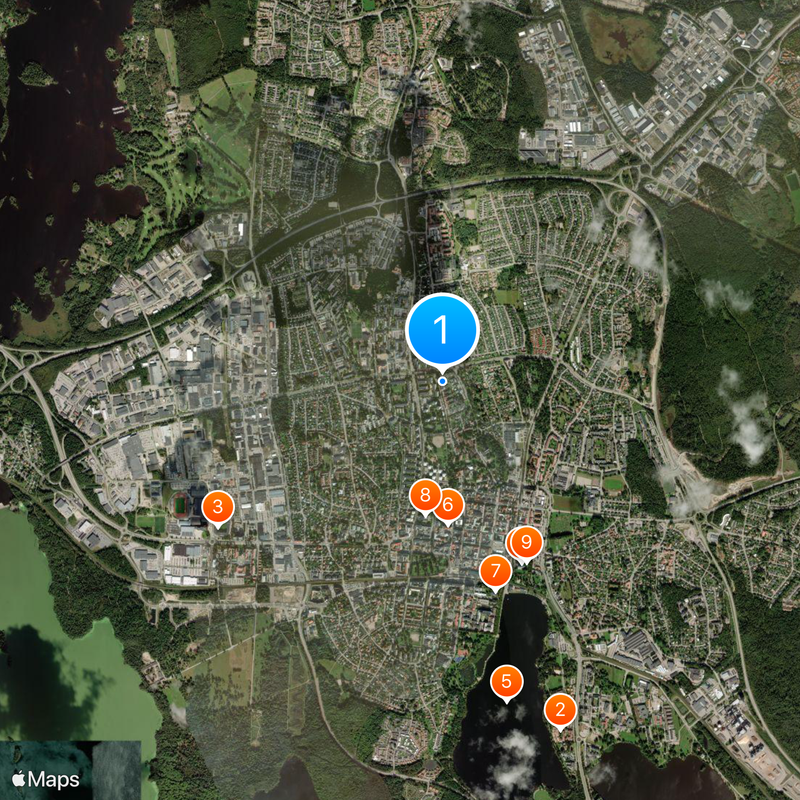 Växjö Map
