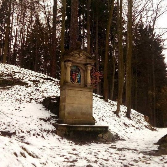 4. zastavení na křížové cestě v Jindřichově Hradci