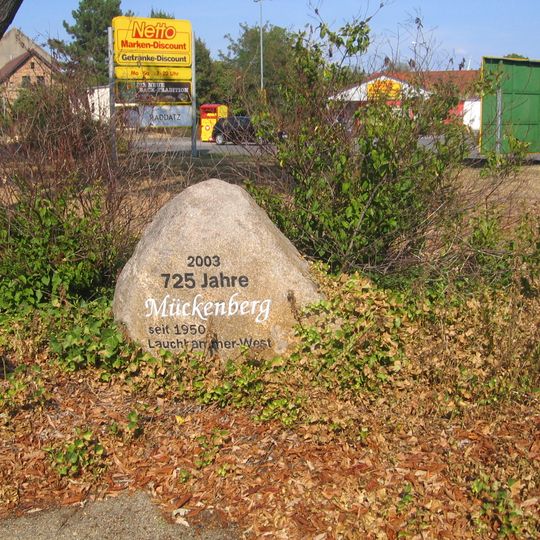 Gedenkstein 725 Jahre Mückenberg