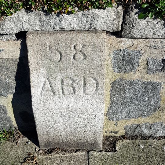Boundary Marker 58, 21 Elmbank Terrace, Aberdeen