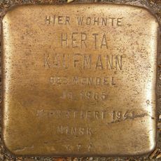 Stolperstein dedicated to Herta Kaufmann