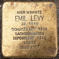 Stolperstein en memoria de Emil Levy