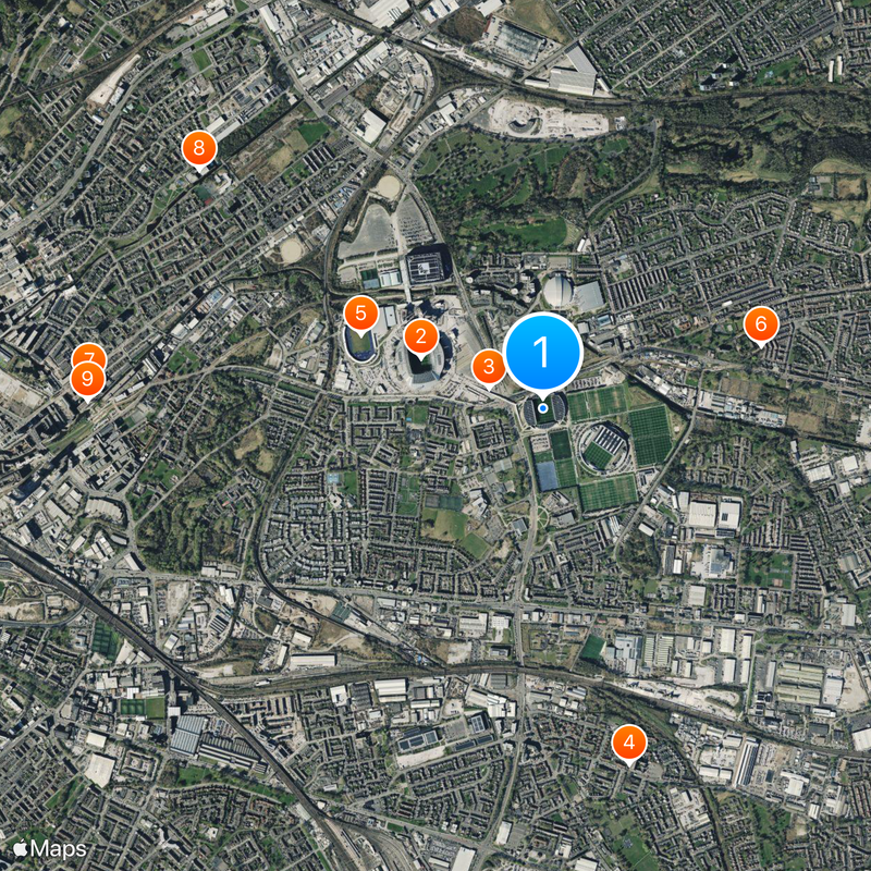 Academy Stadium Mapa
