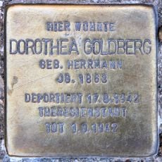 Stolperstein en memoria de Dorothea Goldberg