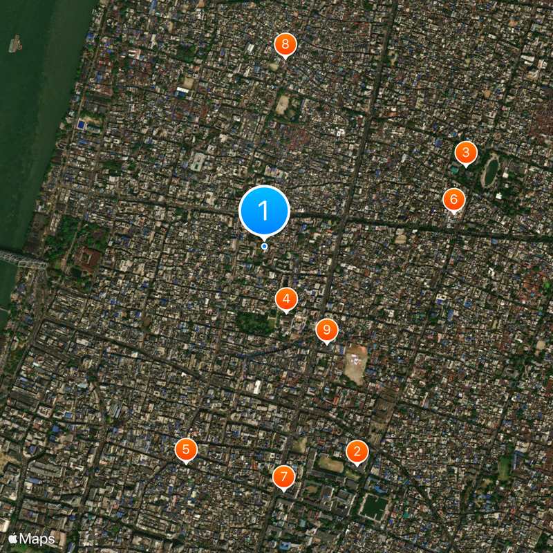 Jorasanko Thakur Bari Mappa