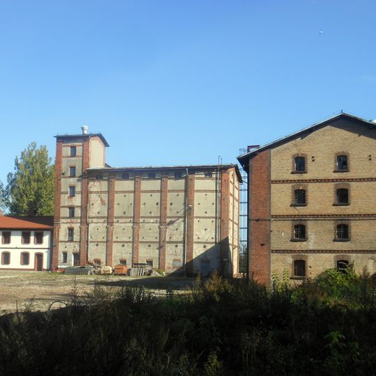 Mill buildings complex in Lubicz Dolny