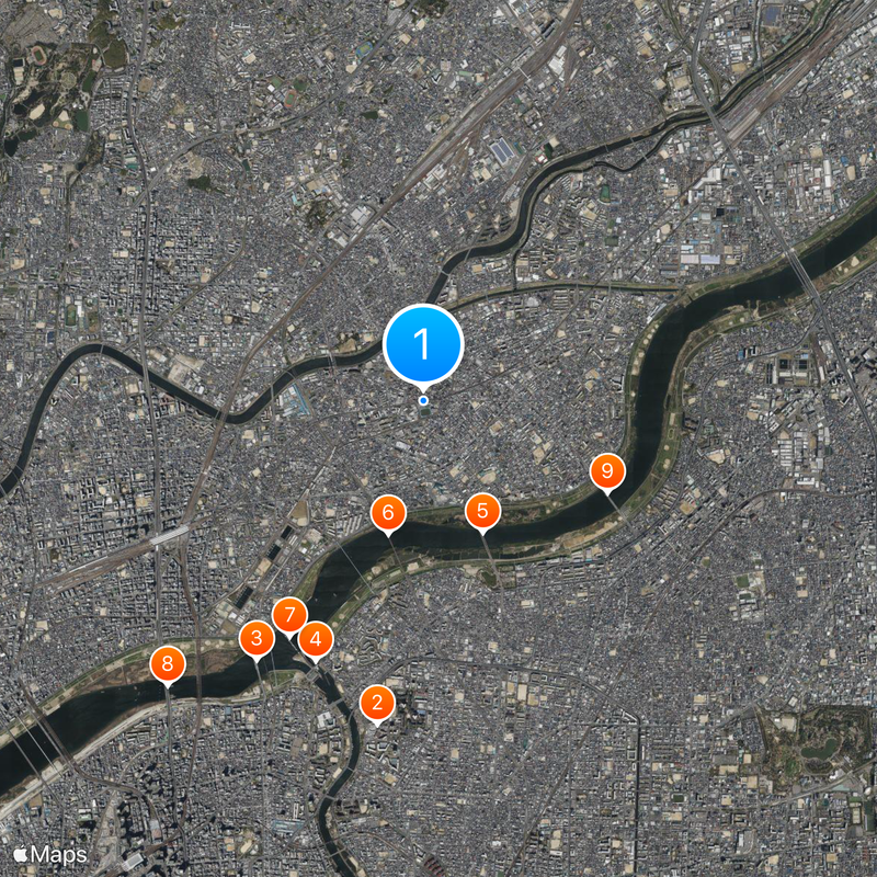 Hokuyo Senior High School Map