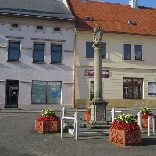 Sloup u Plzeňské ulice v Horažďovicích