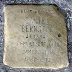 Stolperstein dedicated to Daniel Bernstein