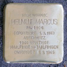 Stolperstein dedicated to Helmut Marcus