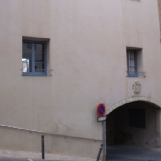 Coat of arms of the Marco Llorís family at the former Palace of the Marco