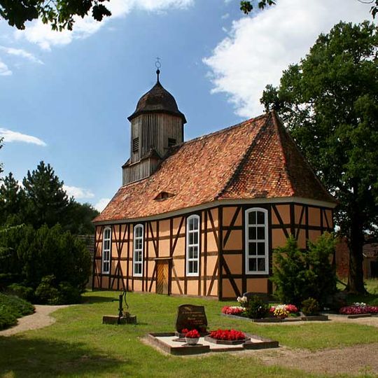 Timberframed protestant church Kremitz