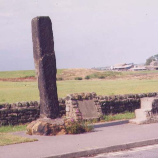 Milestone, Victoria Avenue; TI north of tunnel under L&B airport runway