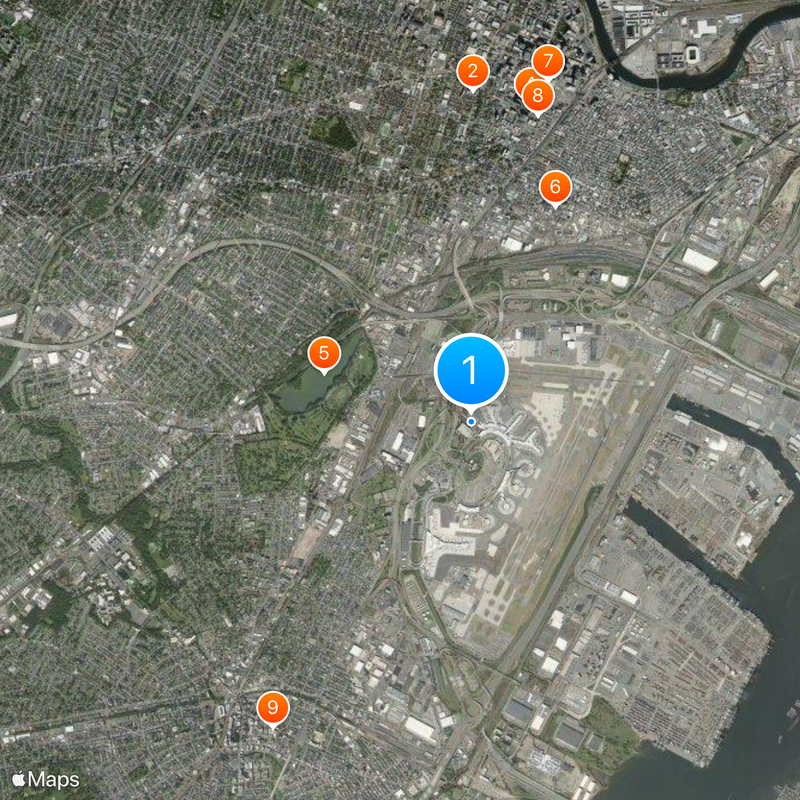 AirTrain Newark Map