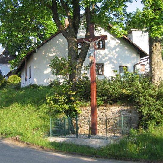 Boží muka na křižovatce v Dolní Hedči