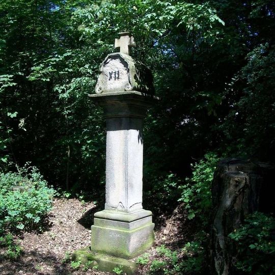 Boží muka na křížové cestě Rokycany - 12. zastavení