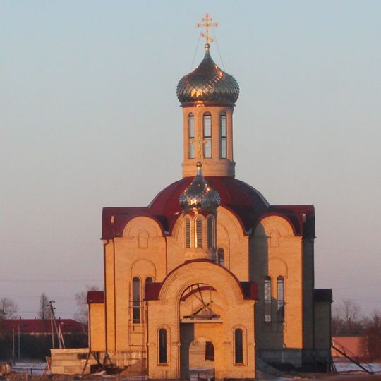 Orthodox church of Saints Martyrs and Confessors of Belarus in Skidzieĺ