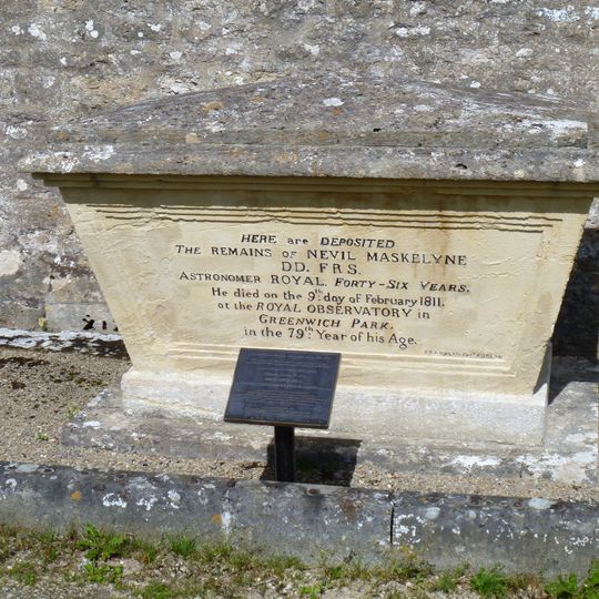 Maskeylne Monument In Churchyard Against South Trancept Wall, Church Of St Mary
