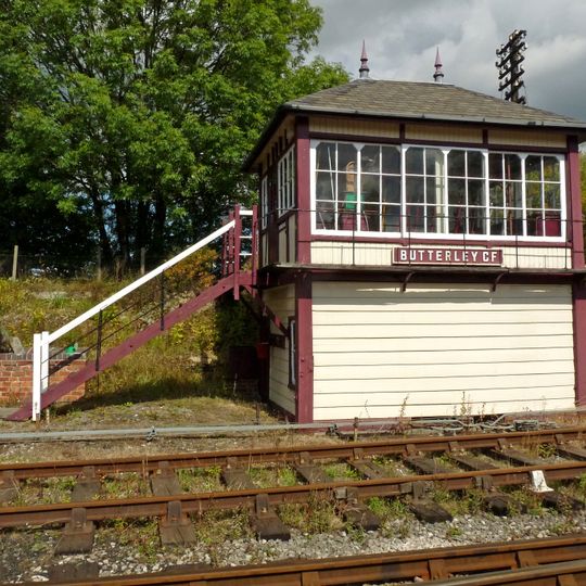 Signal Box 30 Metres North East Of Cumberland House At The Midland Railway Trust Station