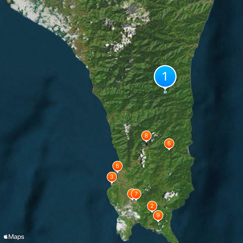 Caopu Senyong Tunnel Map
