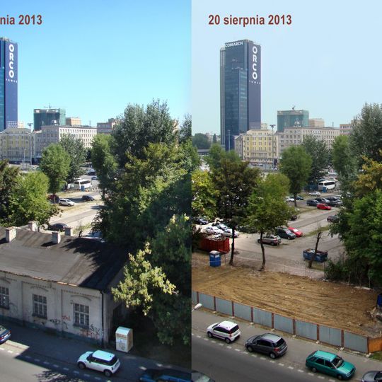 Railway workshop at 73 Chmielna Street in Warsaw