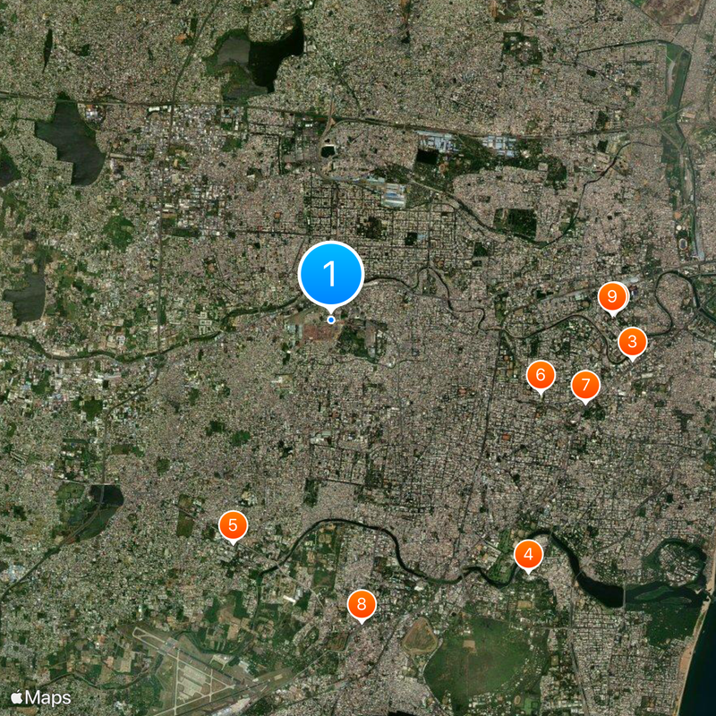 Koyambedu Map