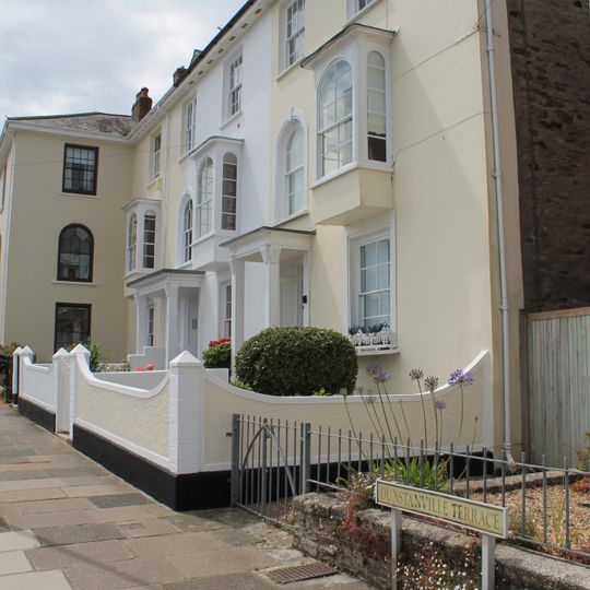 Numbers 1-4 And Attached Forecourt Walls And Railings