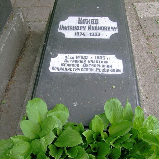 Могила Н.И. Кокко , революционера