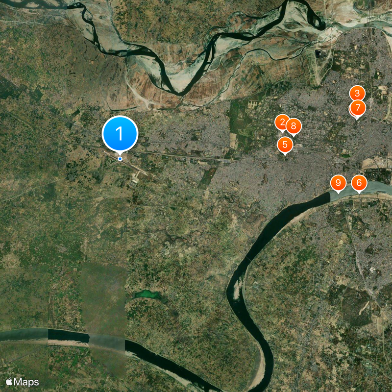 Prayagraj Airport Map