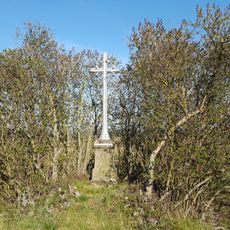 Kříž v Málkově u cesty do Borku