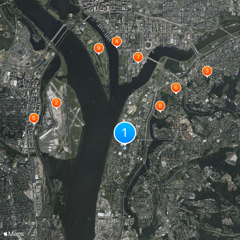 National Intelligence University Map