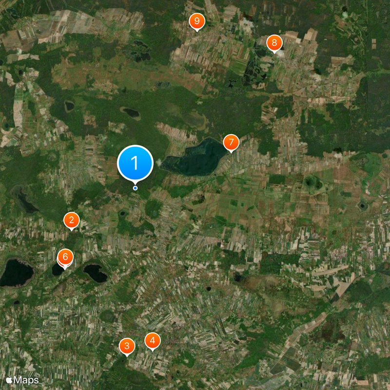 Polesie National Park Map