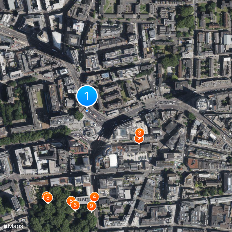 Old Street station Map